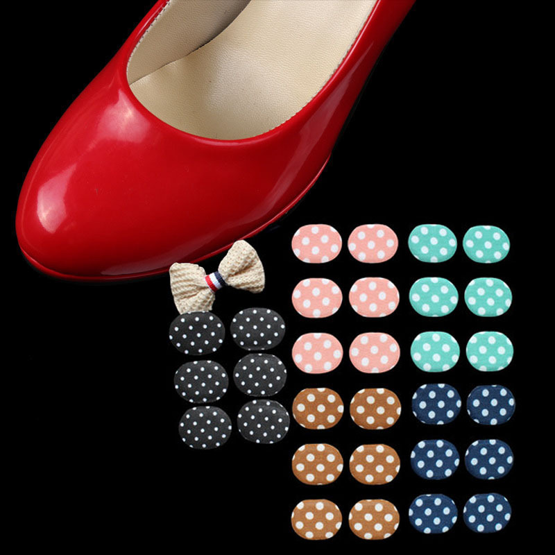 PU dot polka dot heel anti-abrasion casual patch, waterproof blister and pain-proof foot patch, high heel foot protection small round patch