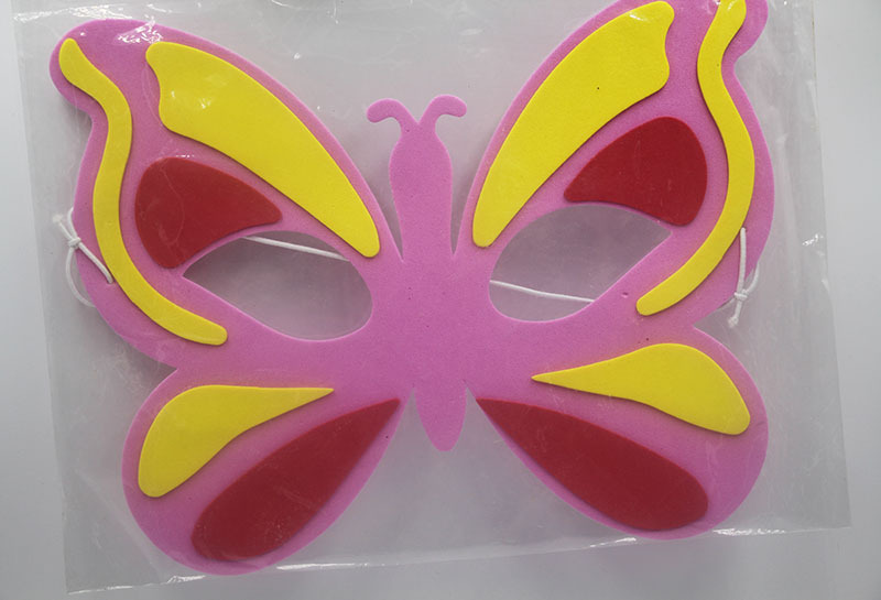 小清新神秘糖果色可爱DIY海绵卡通动物造型面具