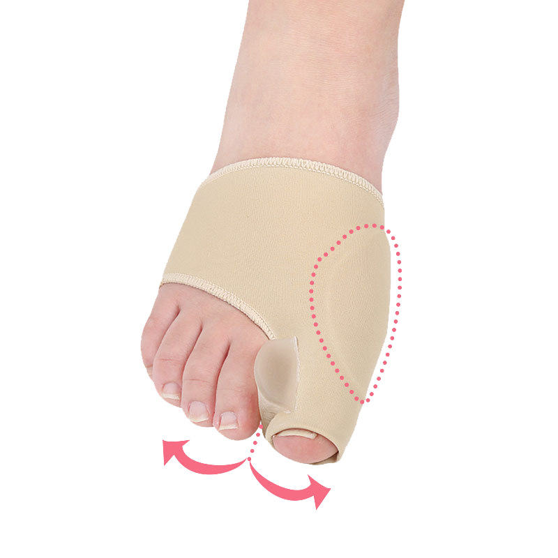 Silicone thumb toe separation correction forefoot sock cover, overlapping toe care cover, hallux valgus separation protective cover details Picture