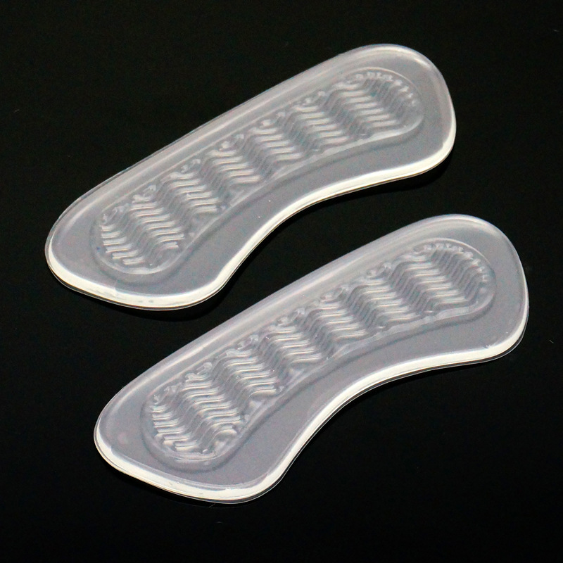 PU widened and thickened silicone backheel, invisible anti-friction, heel pain relief, anti-slip and non-conformable shoe stickers Specification image