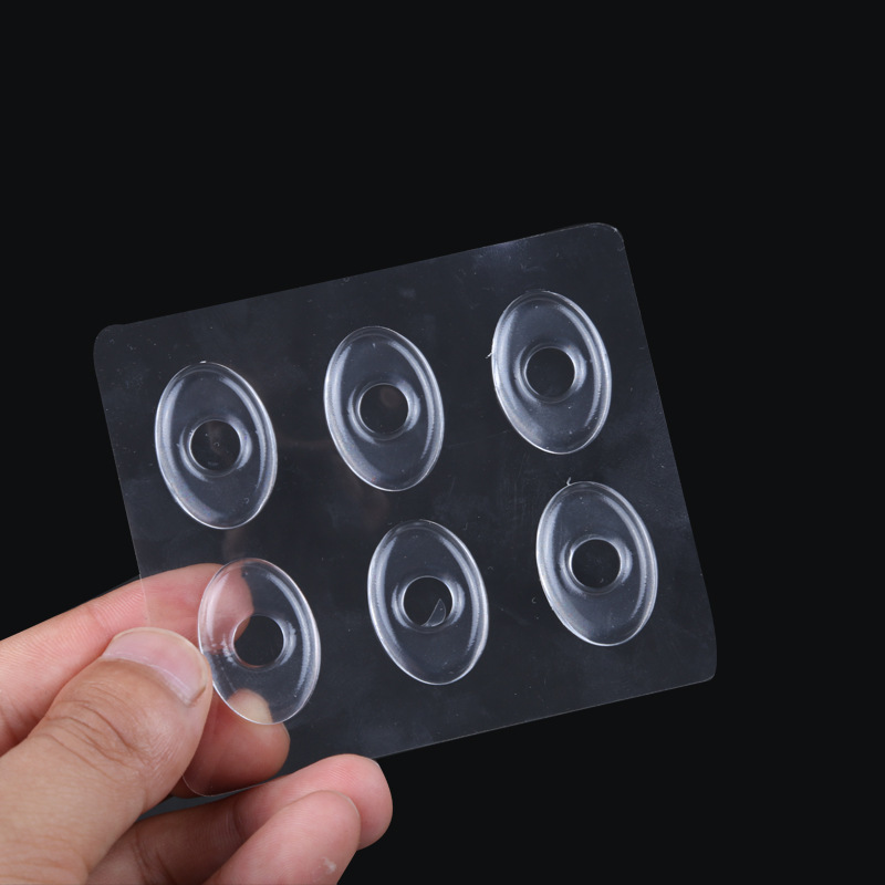 Transparent invisible silica gel at will perforate anti-pain, anti-grinding feet stick sticky anti-callus ruyi stick Specification drawing