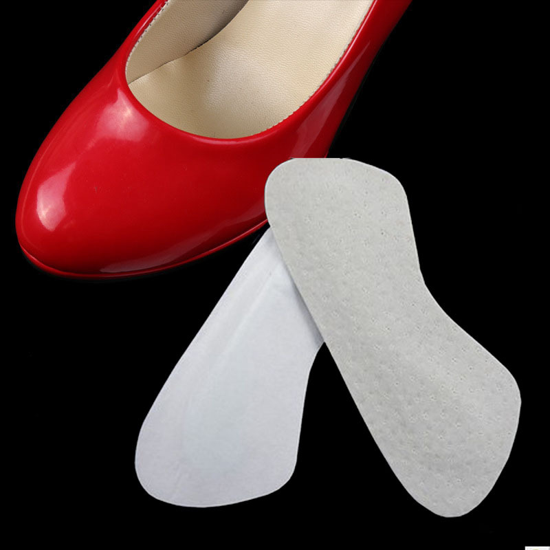 The manufacturer supplies pigskin back-fitting women's high heels with anti-abrasion back-fitting and non-heel shoe stickers for wholesale