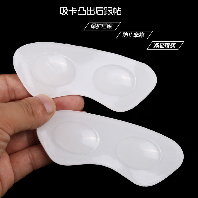 After TPR bump massage, gel thickened and widened anti-pain heel patch for women's high-heeled sandals and anti-abrasion patch details Picture