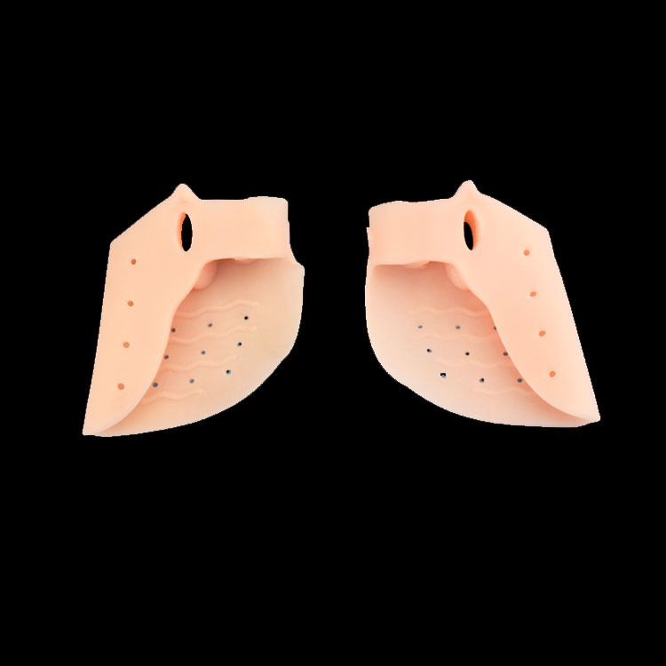 Day and night use anti-wear silicone forefoot protective cover for thumb eversion toe separator, overlapping toe separation anti-callus cover details Picture