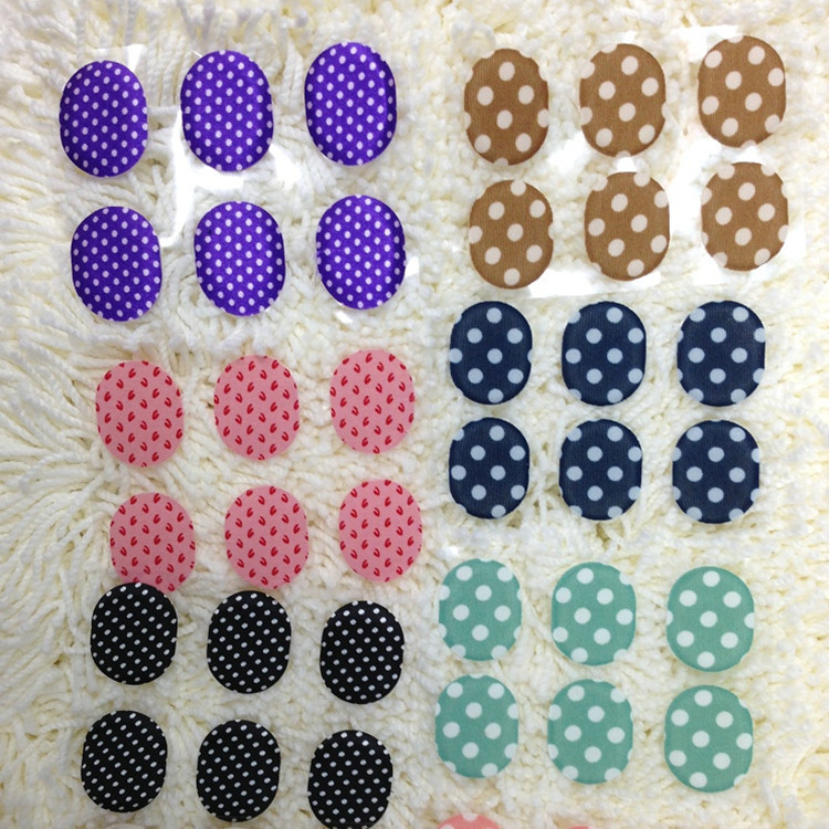 PU dot polka dot heel anti-abrasion casual patch, waterproof blister and pain-proof foot patch, high heel foot protection small round patch Specification image