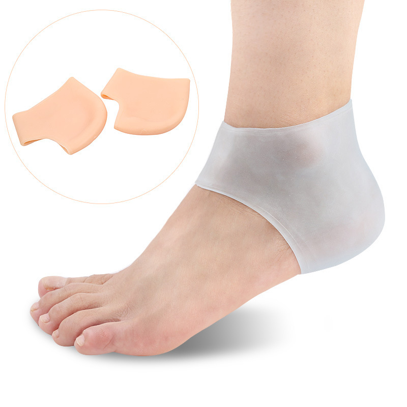 sebs silicone heel cover for men and women, pain-proof and anti-friction heel cover, soft silicone heel cover Specification image