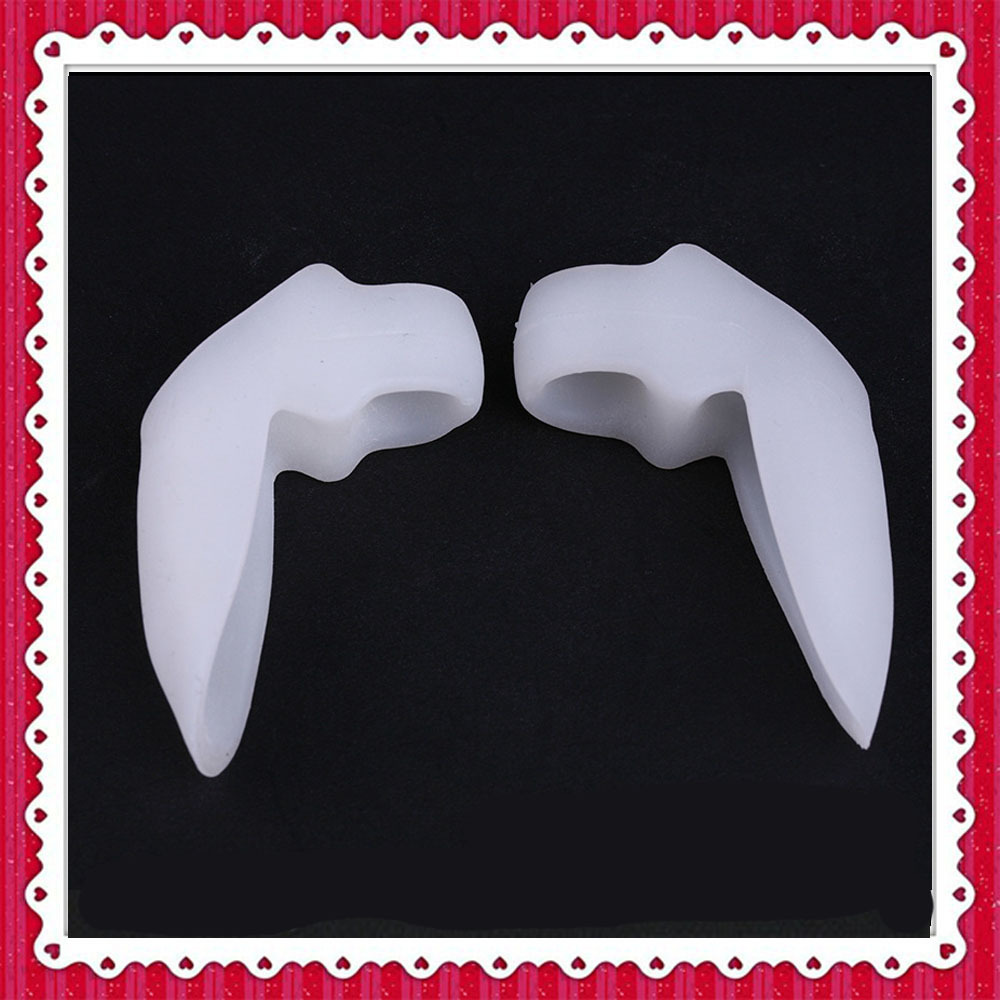 Hallux valgus separator, silicone toe overlap separator, TPE soft gel, double-hole toe separator, bunion care Specification image