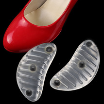 PU条纹磁力按摩足弓垫 透明隐形足心垫 男女扁平足支撑鞋垫