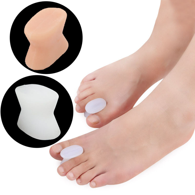 The big toe bunion separator is used day and night with the overlapping toe divider thumb valving fixator thumbnail