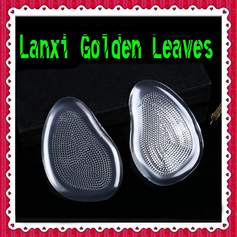 Crystal invisible small dot massage forefoot pad, sizing adjustment, anti-rubbing transparent forefoot pad, silicone half size pad details Picture