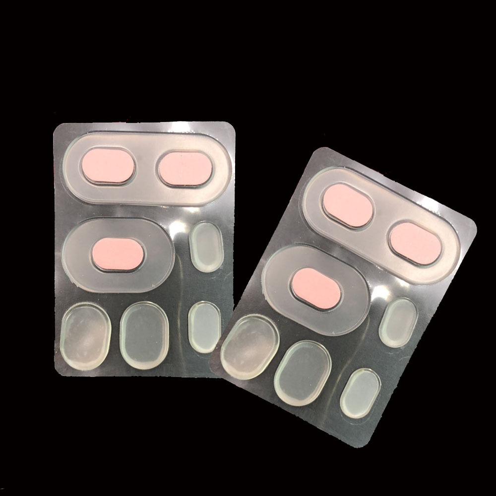 Poron silicone shock-absorbing heel anti-wear patch, PU pain-proof ruyi foot patch, high heel waterproof blister, easy to stick details Picture