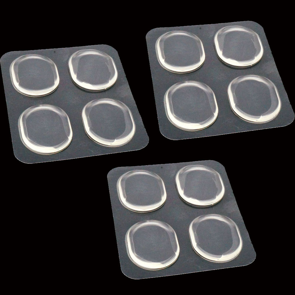 PU transparent 4-piece anti-wear patch, sticky invisible heel anti-wear patch, soft silicone waterproof foam, can be applied freely details Picture
