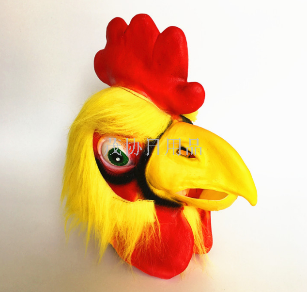 带毛大公鸡