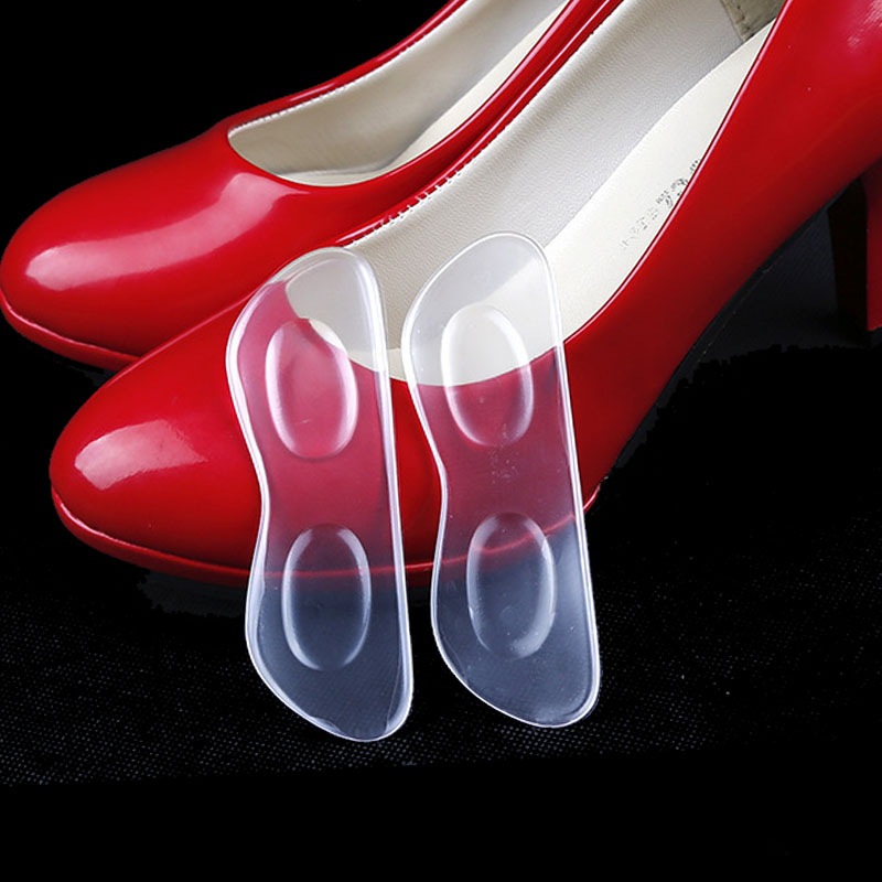 PU large protruding transparent heel patch for adjusting shoe size, anti-pain and anti-friction heel patch, and waterproof foot bath patch on the back foot