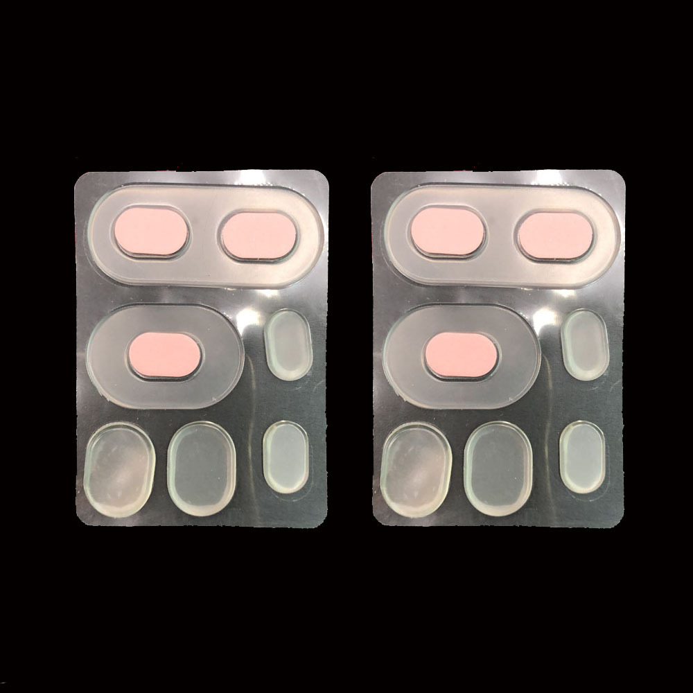 Poron silicone shock-absorbing heel anti-wear patch, PU pain-proof ruyi foot patch, high heel waterproof blister, easy to stick Specification image