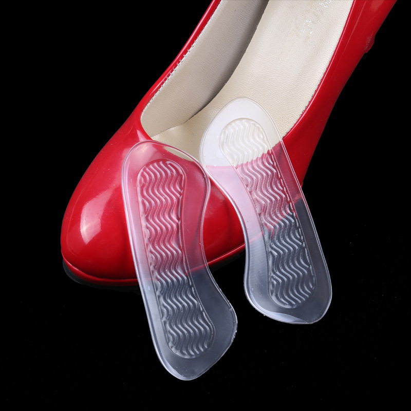 PU widened and thickened silicone backheel, invisible anti-friction, heel pain relief, anti-slip and non-conformable shoe stickers