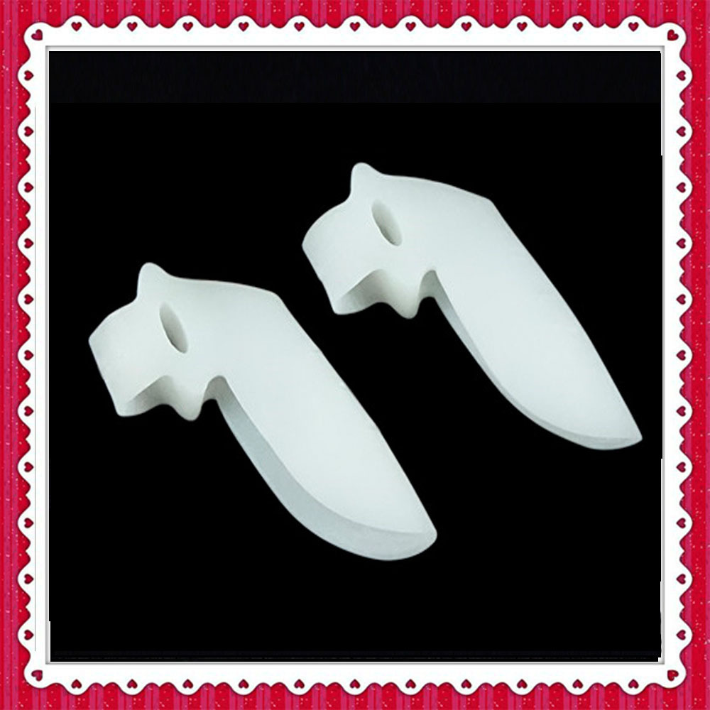 Silicone rubber hallux valgus pain care device, breathable big foot bone bunion separation sleeve, toe overlap toe separator Specification image