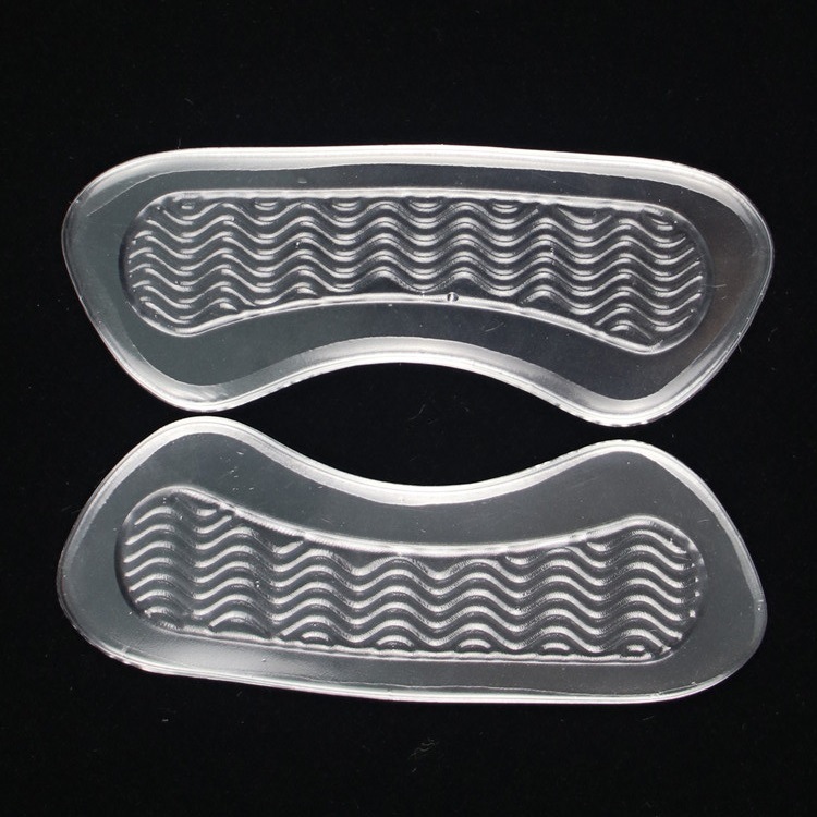 PU widened and thickened silicone backheel, invisible anti-friction, heel pain relief, anti-slip and non-conformable shoe stickers details Picture