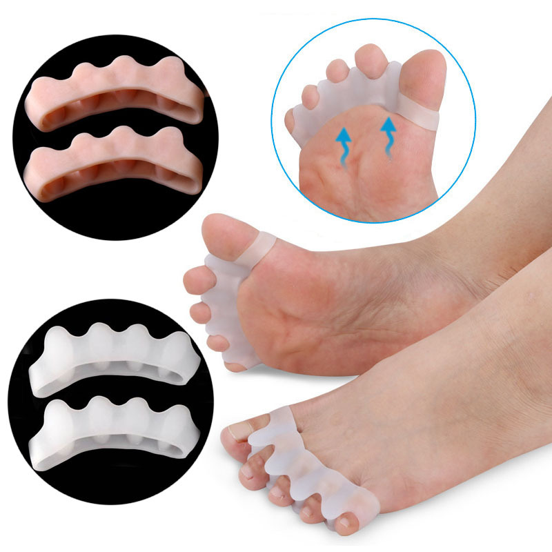 TPE hallux valgus big foot bone overlapping toe toe pad soft silicone orthodontic appliance five-finger fixation separator