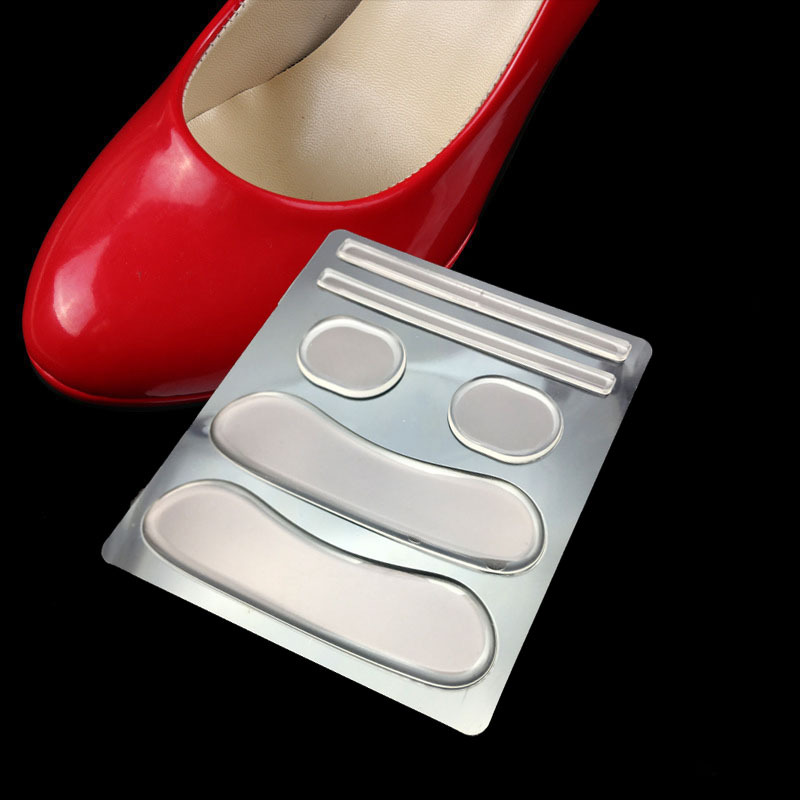 PU transparent heel sticker, high heel silicone small round sticker, heel anti-pain, comfortable and casual sticker, sandal thin band sticker