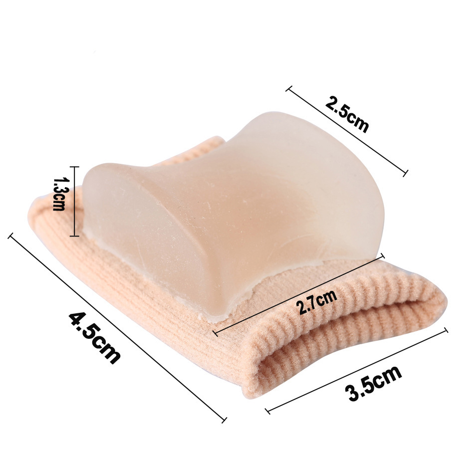 Silicone toe separation protective sleeve for big toe eversion orthosis, eversion big toe bone overlapping toe divider details Picture