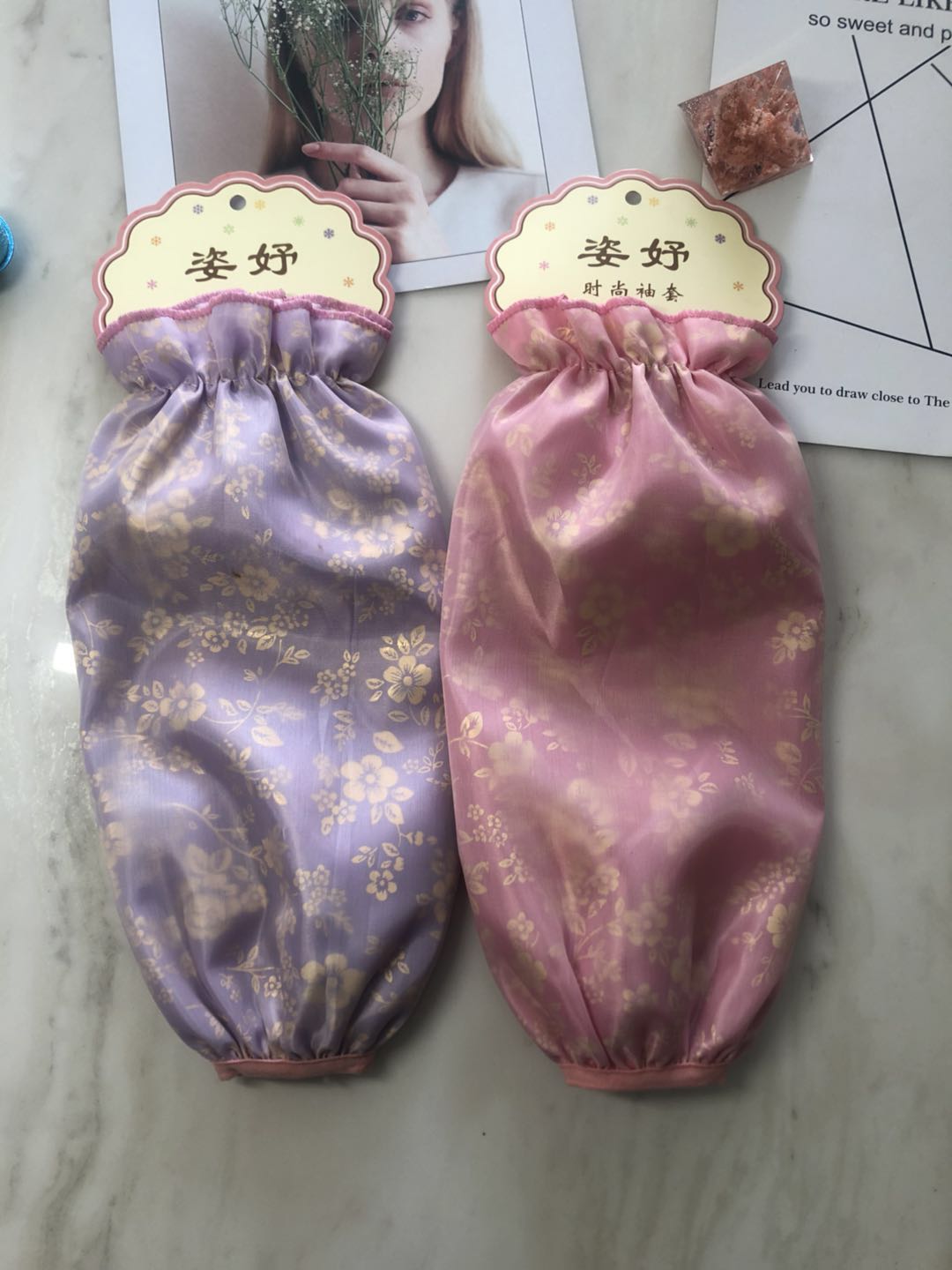 防晒袖套实物图