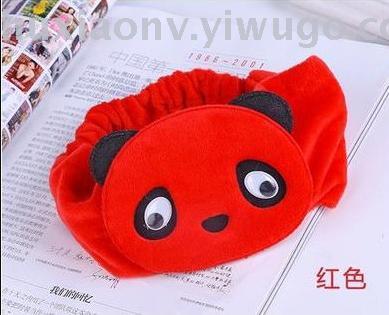 Microfiber butterfly hair band face makeup beauty salon hair band details Picture
