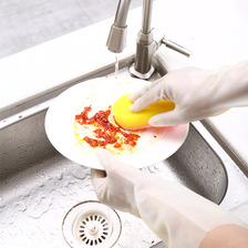 防刺穿加厚清洁手套 耐磨防油加厚款家务手套防滑洗碗洗衣手套