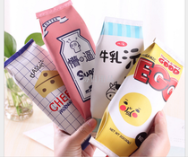 Stationery pencil box simulation fun snacks stationery bag students large capacity pencil bag