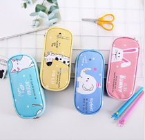 Animal pen bag Multi-function stationery bag PU pencil bag student pencil bag
