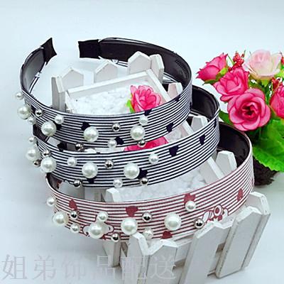 2 yuan store fashion pearl head hoop nail bead head buckle series details Picture