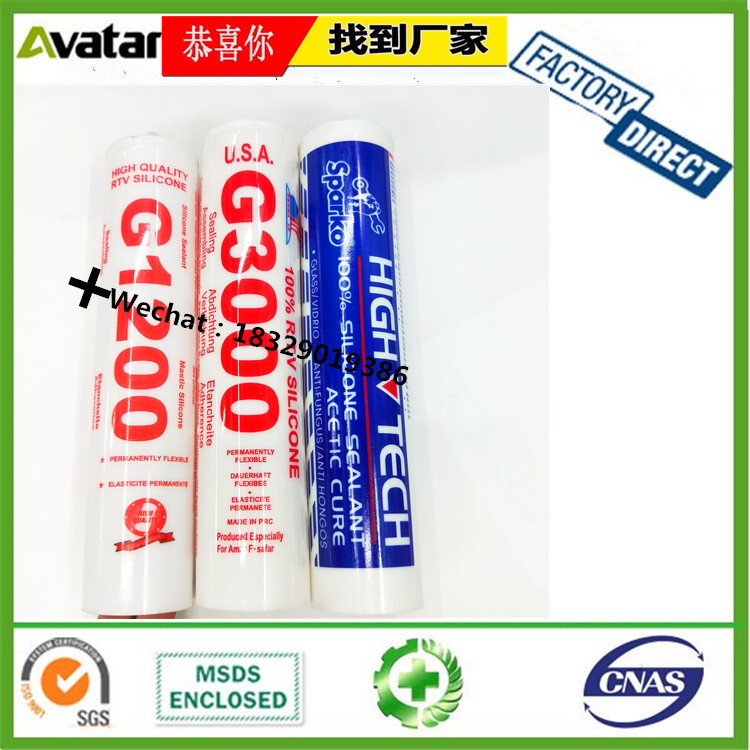 G3000 G1200 SPARKO Weather resistant adhesive Silicone sealant Silicone rubber glass adhesive neutral weather resistant adhesive