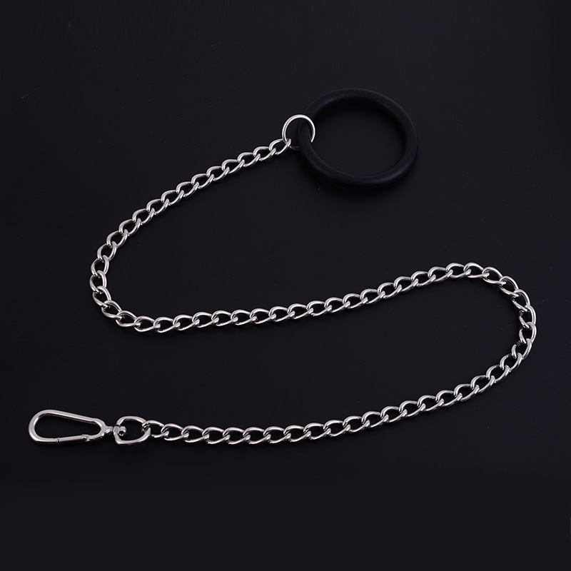 供应不锈钢宠物PP链 不锈钢可伸缩狗链 宠物狗狗牵引绳 宠物项圈细节图