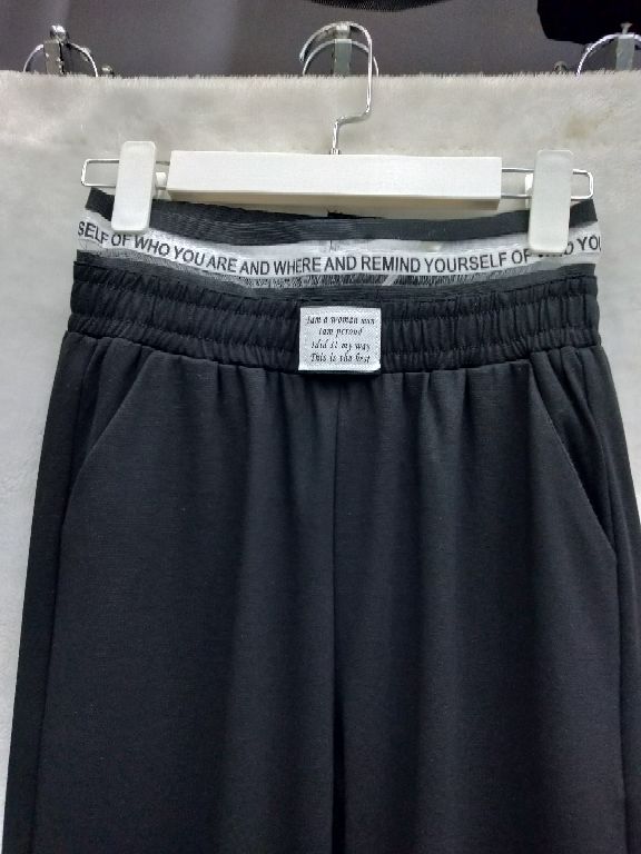 Clearance sale of the 2019 summer bestseller, the casual, tight-fitting, waist-trimmed nine-inch Halon skinny pants Specification image