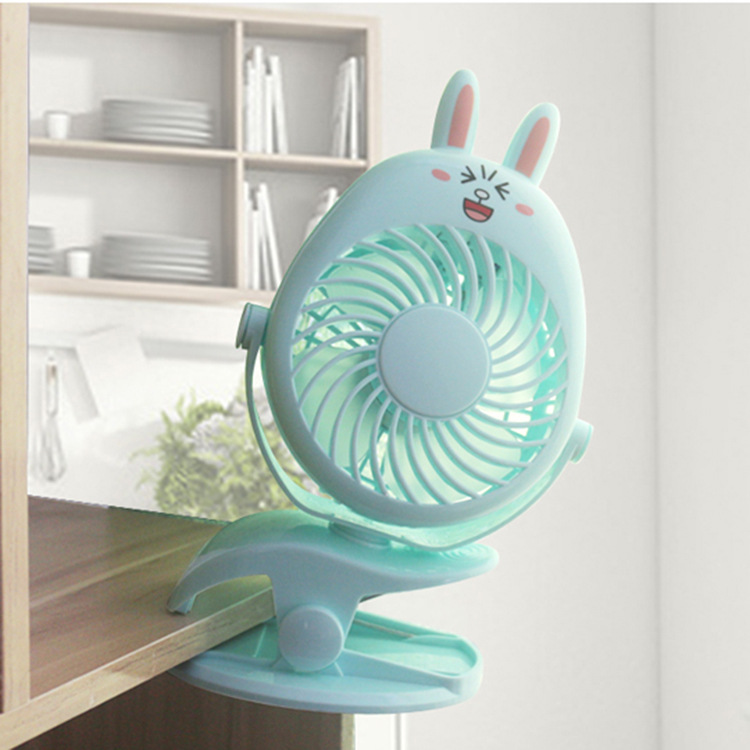 SB multiple charging clip vertical hanging 360 rotation three speed control lamp electric fan