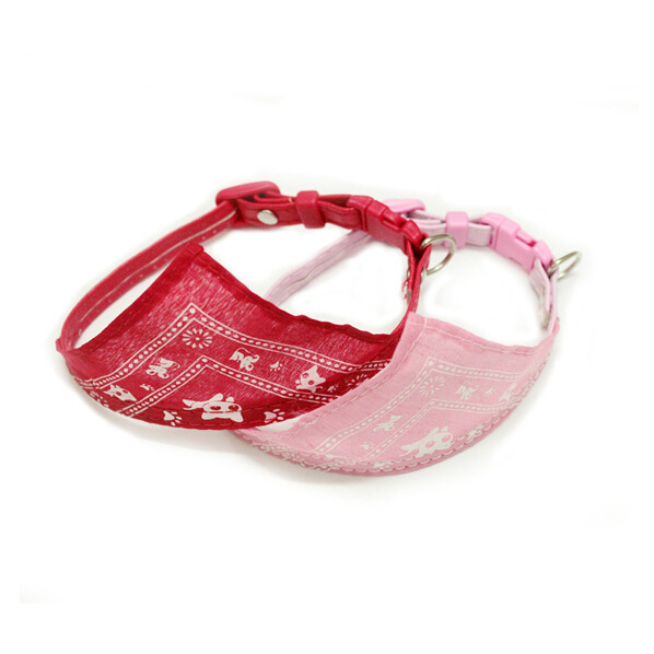New pet triangular scarf collar, PU soft leather, comfortable and high-quality neck collar, small size