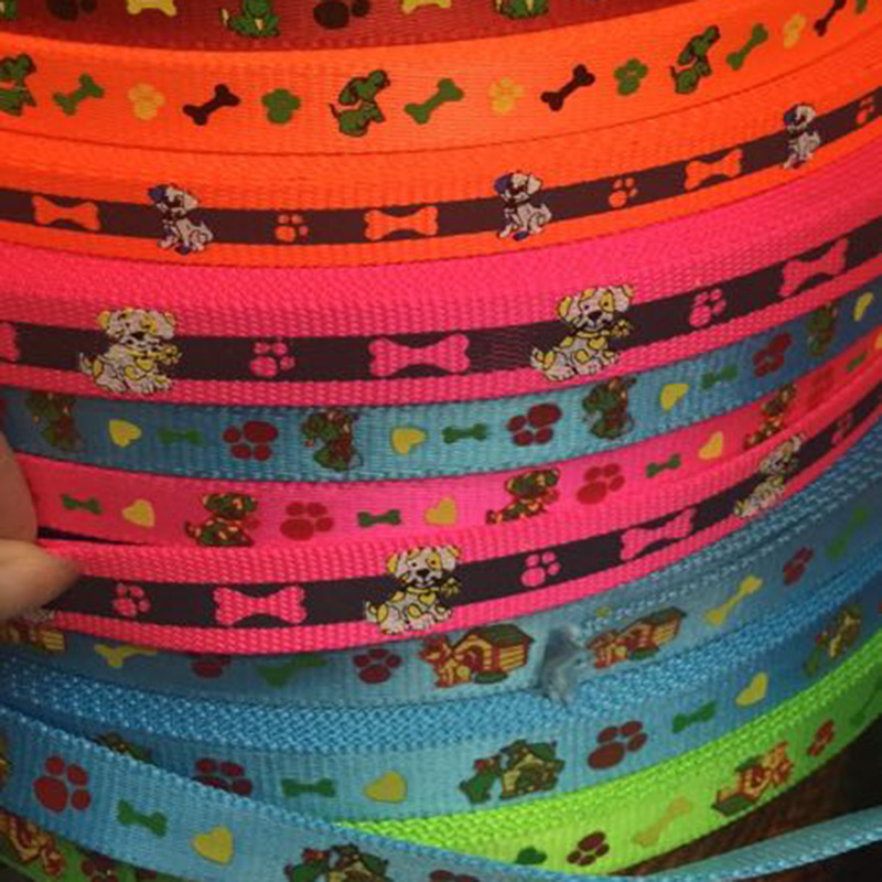 厂家直销狗狗牵引绳反光项圈狗绳夜光小型犬遛狗神器宠物牵引带批细节图