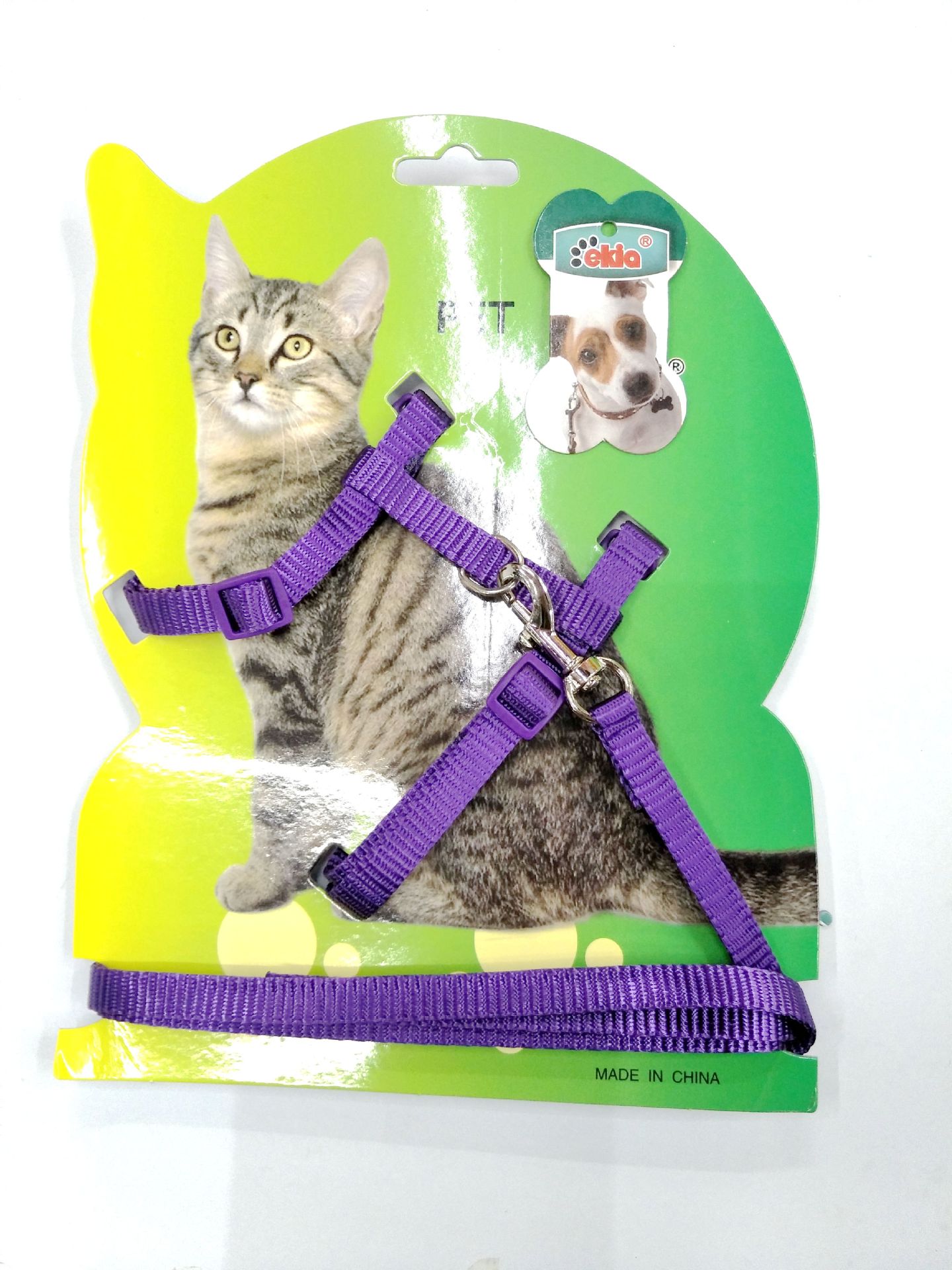 宠物牵引绳 宠物猫链 猫胸背带 工字型猫链细节图