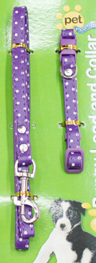 2015 New style dog polka dot leash pet collar set Pet supplies export Application Scenario