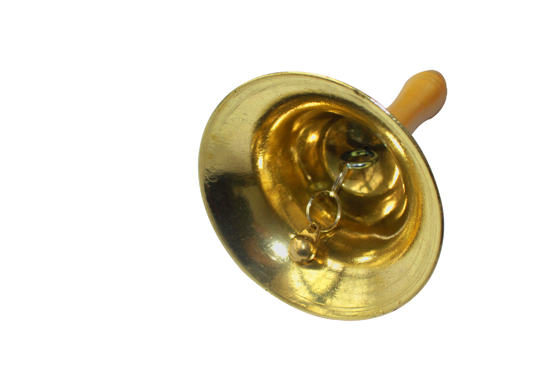 Factory direct sales of class bells, brass material, Suzuki handle copper bells, hand-cranked bells, copper bells, pet meal bells details Picture