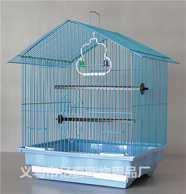 Thickened iron wire birdcages, parrot metal cages for export 301