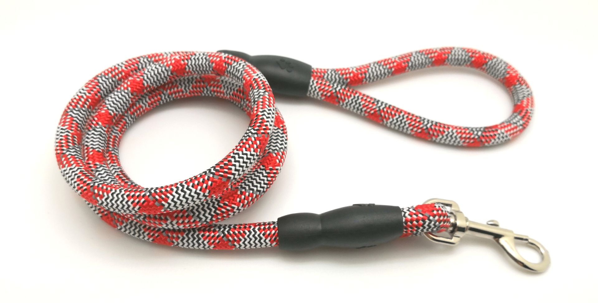 Pet leash reflective round rope nylon factory direct sales in stock details Picture