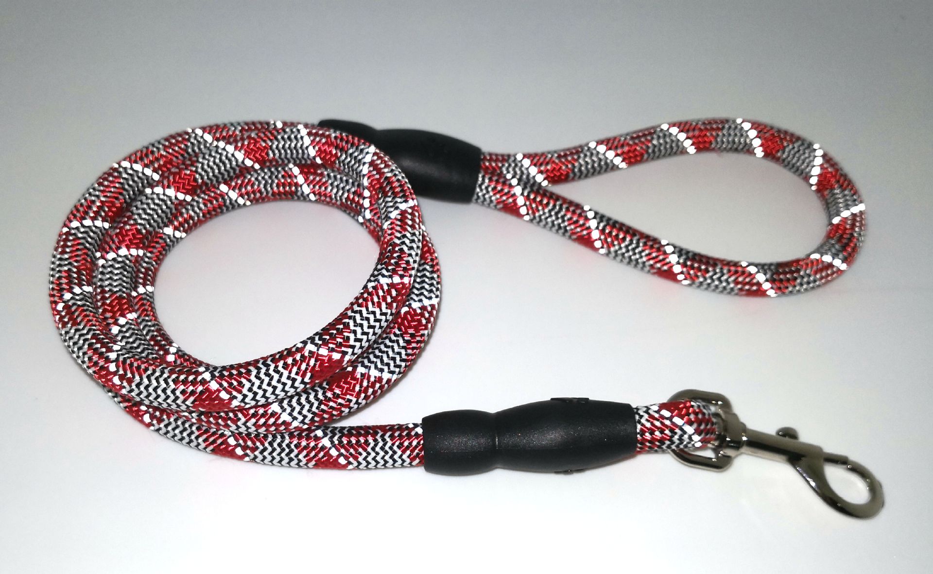 Pet leash reflective round rope nylon factory direct sales in stock Specification image