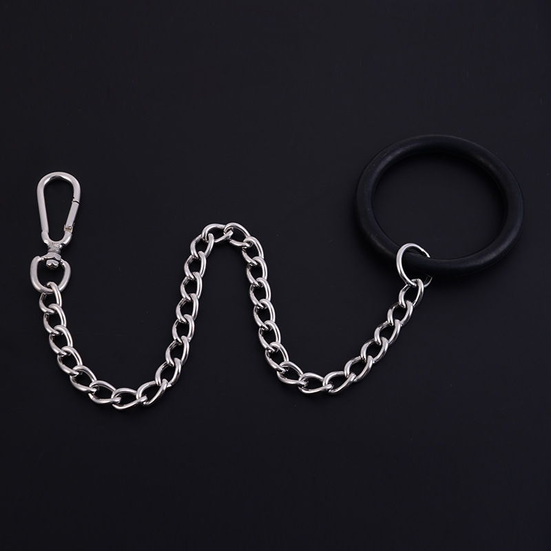 供应不锈钢宠物PP链 不锈钢可伸缩狗链 宠物狗狗牵引绳 宠物项圈产品图