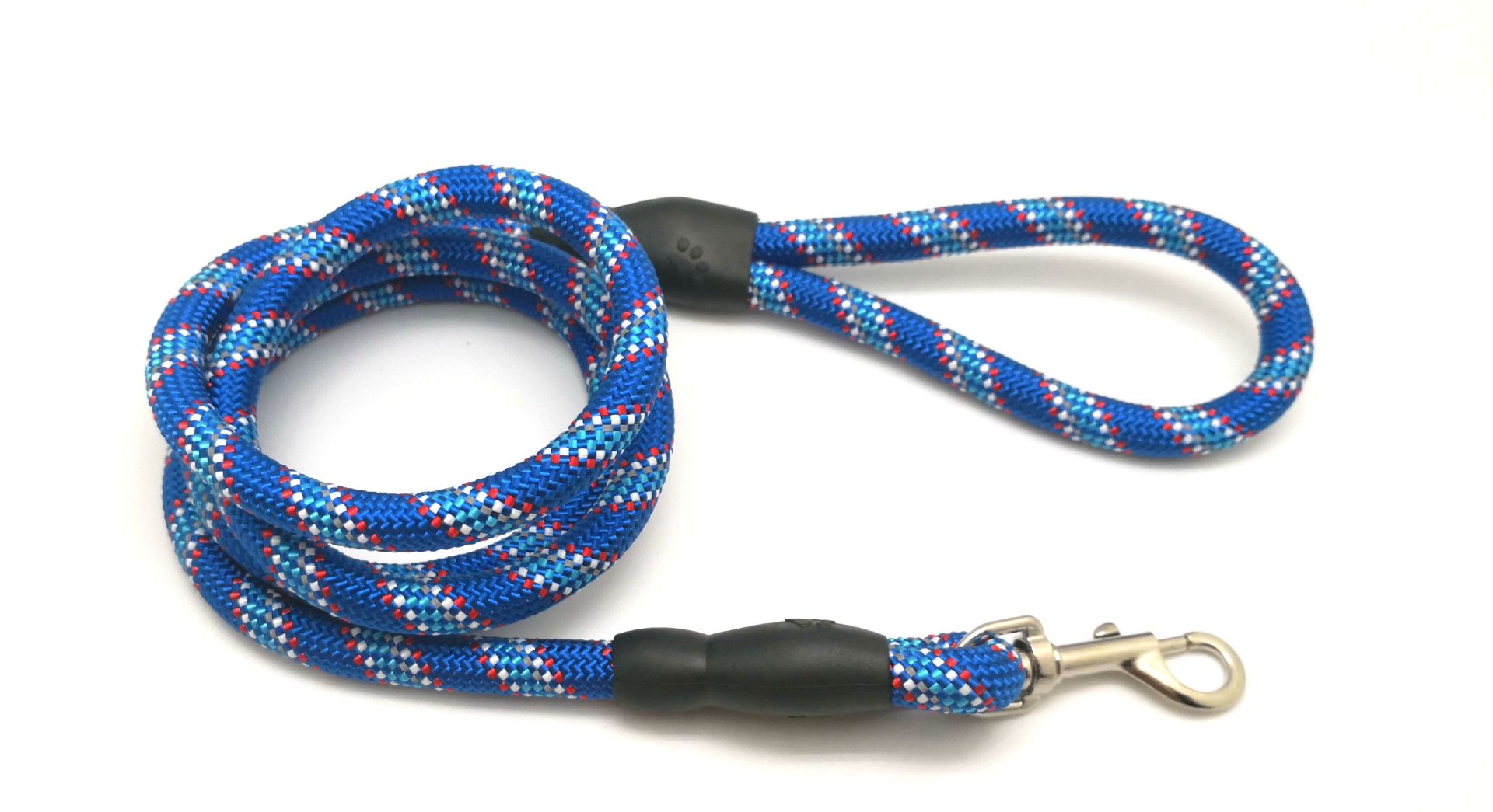 Pet leash reflective round rope nylon factory direct sales in stock