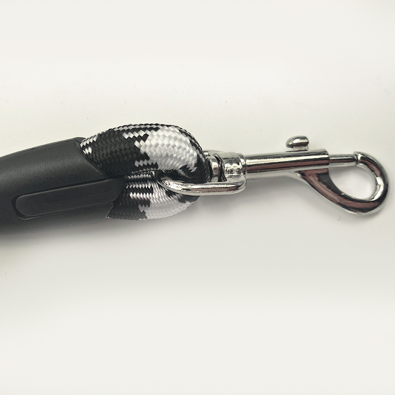 Factory direct sales of new pet leashes, dog leashes, dog walking chains, and woven round ropes for wholesale Specification image