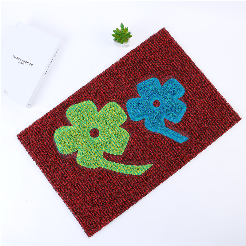 Simple printed entrance doormat, bathroom anti-slip absorbent mat, bedroom and kitchen carpet, rectangular foot mat Specification image