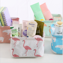 Girl's heart cartoon collection basket collection basket miscellaneous articles basket
