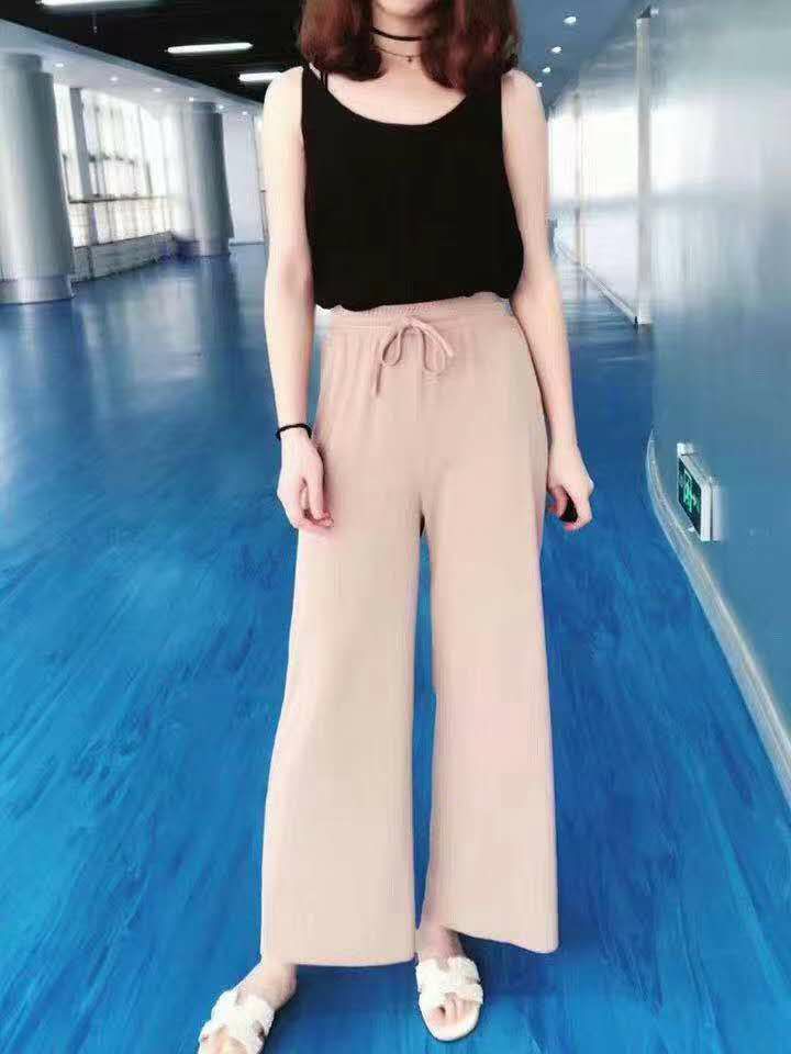冰丝麻裙裤拼多多跑量版，少女时尚舒适版，妇女版，阔腿打底裤，