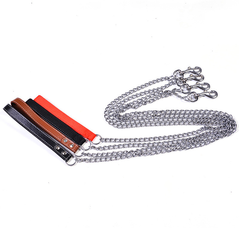 Factory direct sales of pet supplies: dog chains, anti-bite chains, dog leash iron chains